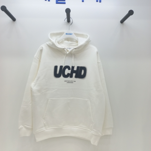 에꼴리에 노기모 블러 레터링 후드티 25D0431 BK _CJ