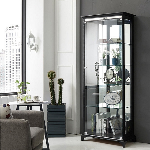 캐슬 5단 유리 장식장 700