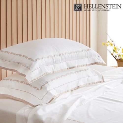 이집트코튼 리프자수 베개커버