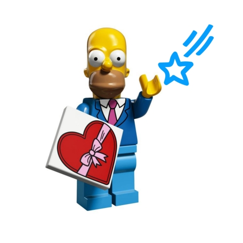 레고 71009  심슨미니피규어2 1번 호머심슨