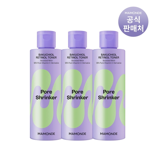 마몽드 포어 슈링커 바쿠치올 레티놀 토너 200ml (3개)_이미지