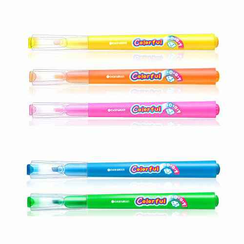 모나미 칼라풀데이 형광펜 (12개)