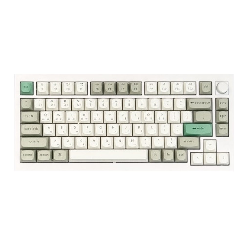 Keychron V1 Ultra 8K 유무선 기계식 쉘 화이트 (저소음 적축)_이미지