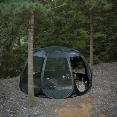 폴라리스 P1 컴팩트 메쉬 쉘터 블랙_이미지