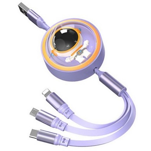 유비코퍼레이션 PD 100W 3in1 멀티 케이블 (1.2m)_이미지