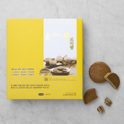 제주 찰보리빵 600g
