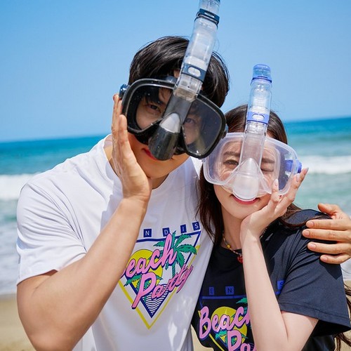 위크나인 스노클링 장비 세트 아쿠아마린