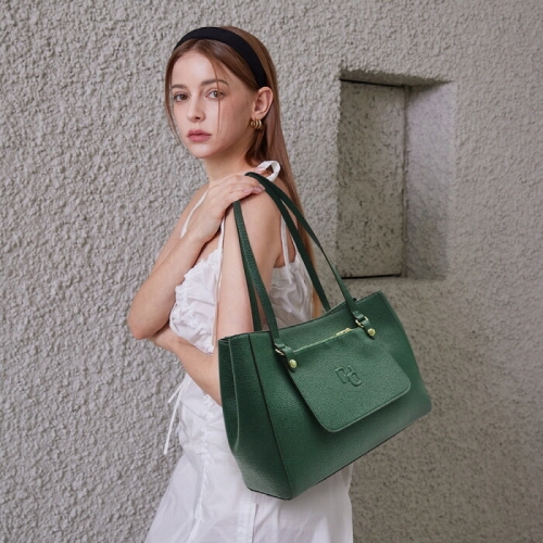 바나바나 라보르A 숄더쇼퍼백 HMWCA129LAB0-1 다크그린_이미지