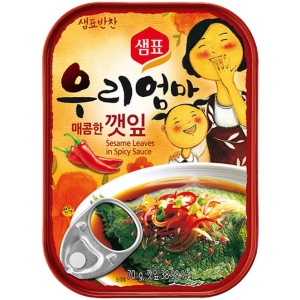 샘표식품 우리엄마 매콤한 깻잎 70g (7개)_이미지