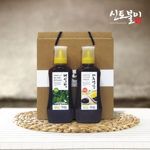 신토불이  오미자청 대추생강 2종세트