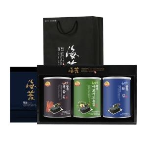 (주)해달음 [광천명품김]캔3종선물세트 108g