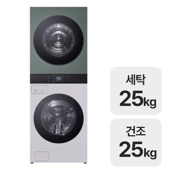LG전자 트롬 AI 오브제컬렉션 워시타워 WA2525MGZF