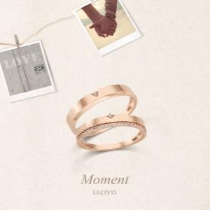 이랜드 로이드 (남) 14K 아워 모먼트커플링 Gold 반지 LRM17003G