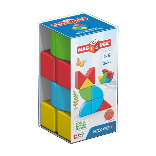 지오맥 매직큐브 풀컬러 도형 세트 (24조각)_이미지