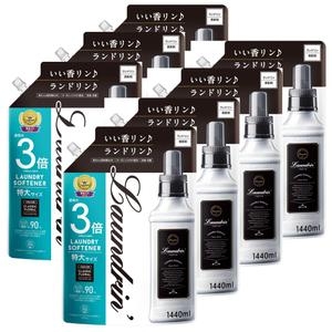 란도린 섬유유연제 클래식플로럴 리필 1.44L (7개)_이미지