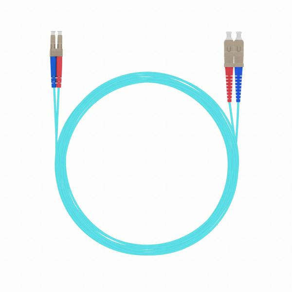 이지넷유비쿼터스 넥스트 10G LC-SC타입 광 패치코드 케이블 (NEXT-LS303MM-10G, 3m)_이미지