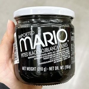 마리오 피티드 블랙 오히블랑까 올리브 310g (3개)_이미지