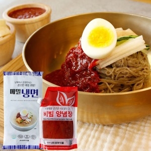 보부식품 보부식품 메밀 비빔냉면 세트 면10인분 양념2kg_이미지