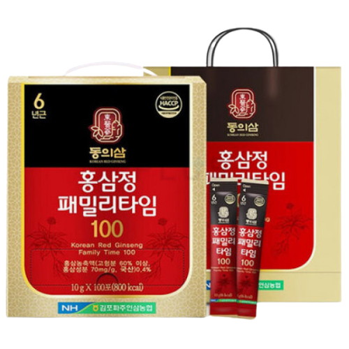 동의삼 홍삼정 패밀리타임 100 10g 100포 (1개)_이미지