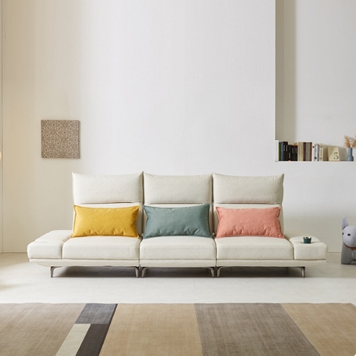 미온 컵홀더 스윙 갤럭시원단 패브릭 소파 4인용