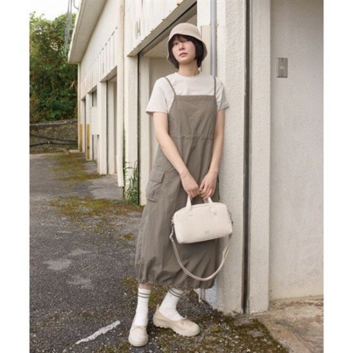 APPAREL 소프트윌 스몰 볼링백 S25SWFCB27 Cream Beige S25SWFCB27CE 336791