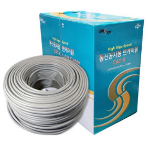 ���ξ��ý��� LANSTAR LS-6UTP-300M CAT.6 UTP ���ۿ� BOX ���̺�