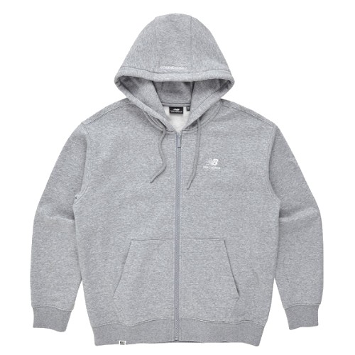 뉴발란스 에센셜 기모 스몰로고 후드집업 NBMDC41033