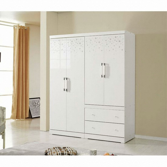 로쏘 델몬 옷장세트 행거형+2단서랍형 (160cm)_이미지