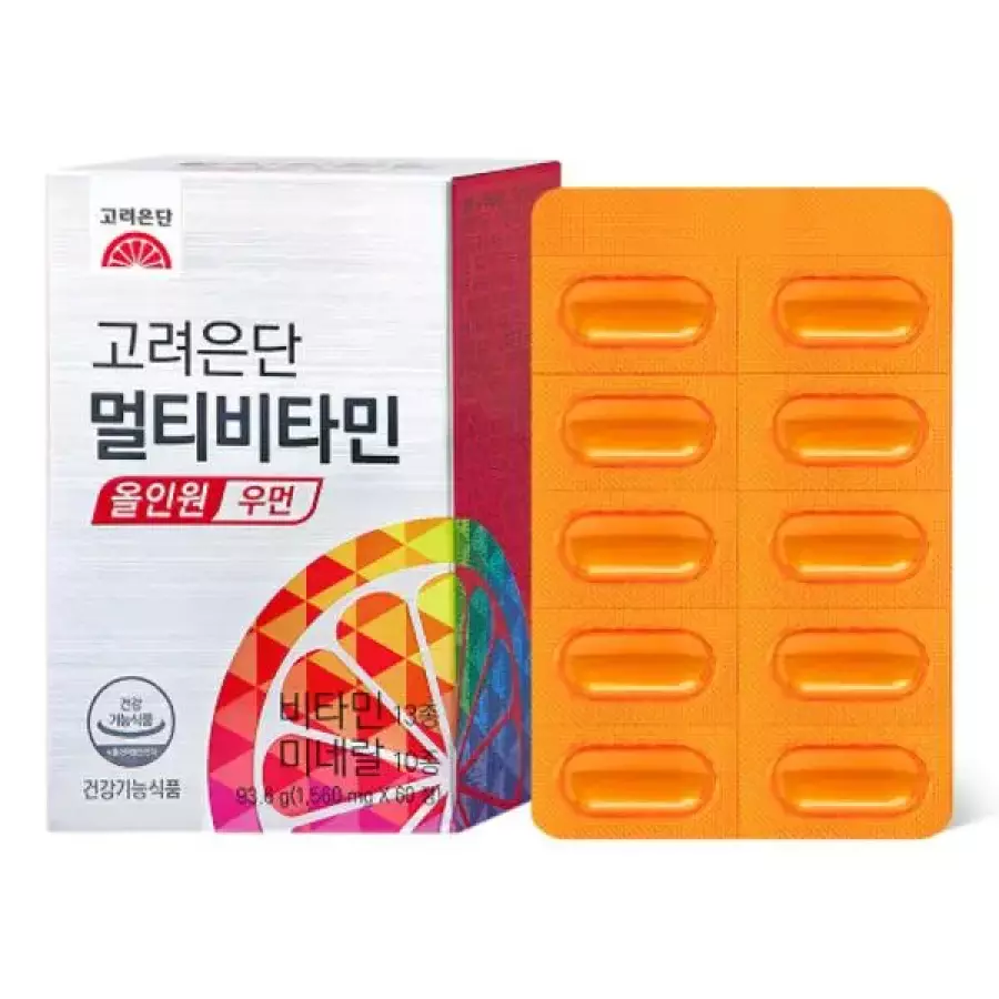고려은단 멀티비타민 올인원 우먼 60정 (5개)_이미지