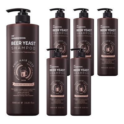 닥터방기원 맥주효모 샴푸 1000ml (6개)_이미지