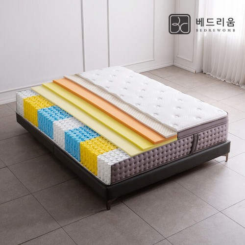 베드리움 스위트에디션 하드 독립스프링 매트리스 Q (31cm)_이미지