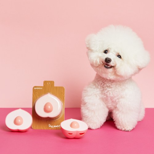 강아지 노즈워크 장난감 복숭아