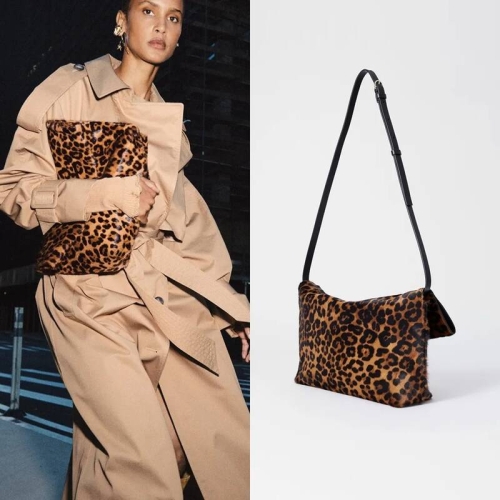 앤아더스토리즈 폴디드 레오파드 프린크 클러치백 토트백 숄더백 1276953001