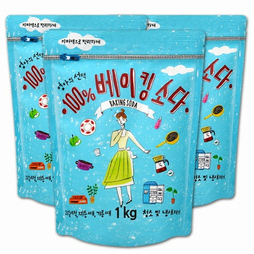 애경 엄마의 선택 베이킹소다 1kg (3개)_이미지