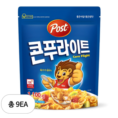 동서식품 포스트 콘푸라이트 1.1kg (9개)