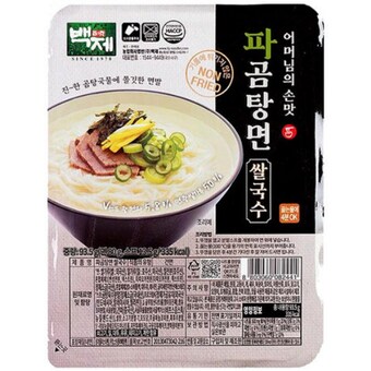 <b>백제</b> 파곰탕면 <b>쌀국수</b> 93.5g
