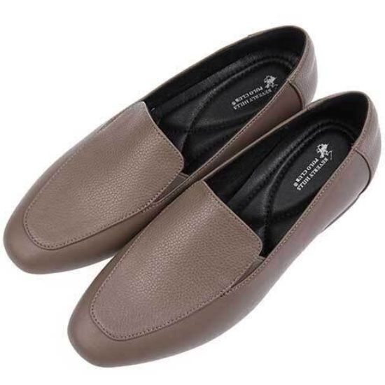 여성 천연소가죽 미니멀 로퍼