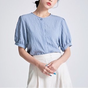 퍼프소매 라운드넥 블라우스 SPBWB38W03 T