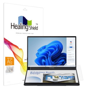 폰트리 힐링쉴드 ASUS 젠북 듀오 UX8406MA 보조 디스플레이 액정보호필름 (종이질감 지문방지 블루라이트차단)