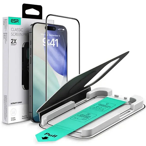 ESR 아이폰17 프로 맥스 가이드 풀커버 강화유리 보호필름 (액정 1매)_이미지