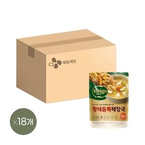 CJ제일제당 비비고 황태 듬뿍 해장국 460g (18개)