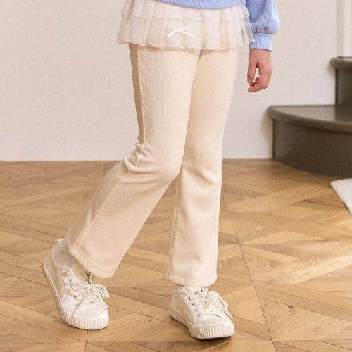 로엠걸즈 벨로아 코듀로이 부츠컷 팬츠 RGTM25T3I_7358_이미지