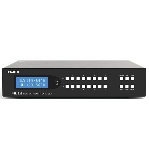 이지넷유비쿼터스 NEXTU NEXT-4870UHD-4K 8:8 HDMI 매트릭스 스위치_이미지