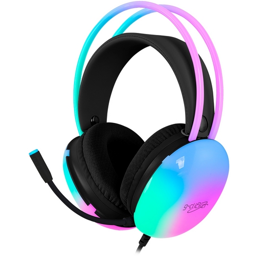 지클릭커 슈퍼히어로 오로라 RGB 게이밍 헤드셋 GH-U3300 (블랙)