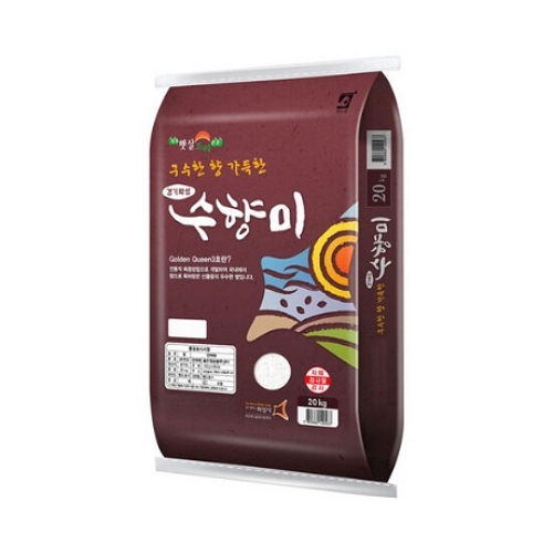햇살드리 수향미 20kg (23년 햅쌀) (1개)