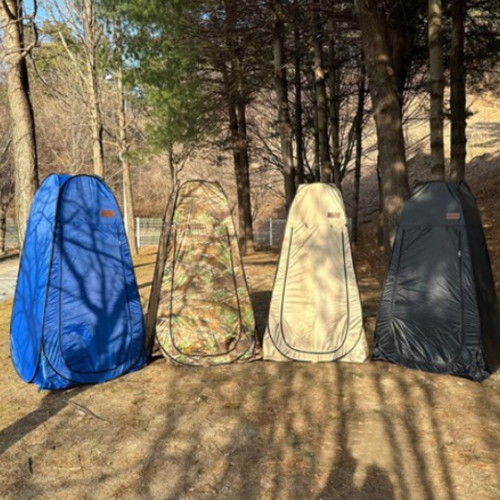 카나모 원터치 이동식 다용도 샤워 텐트 절충형 베이지