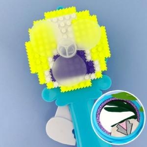 디폼 끼우기블럭 직업시리즈 거울 손선풍기 만들기 과학자