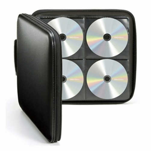산와서플라이 세미하드 CD/DVD 케이스 160매 (블랙)_이미지