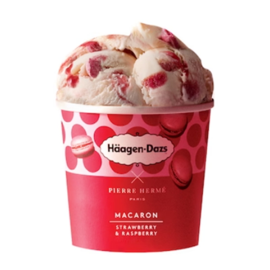 하겐다즈 스트로베리 라즈베리 마카롱 미니컵 아이스크림 100ml (1개)