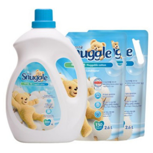 스너글 허거블 코튼 4L + 리필 2.6L (본품1개+리필2개)_이미지
